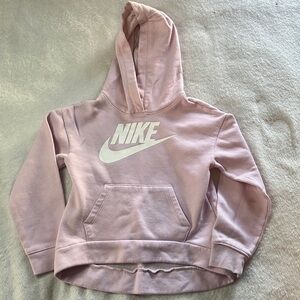 Kids light pink Nike hoodie